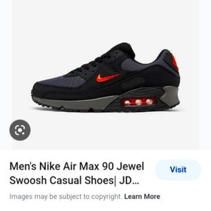 Air max 90s orange grey black brand new never worn size 9